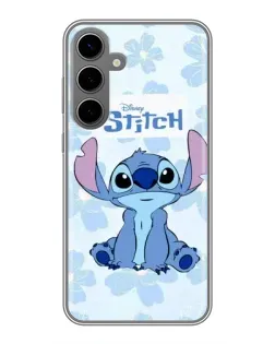 Чехол для Samsung Galaxy S24 Plus с картинкой «Stitch среди цветов» Чехол для Samsung Galaxy S24 Plus с картинкой «Stitch среди цветов»