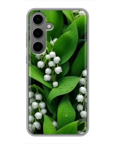 Чохол для Samsung Galaxy S24 Plus з картинкою «Конвалії в зелені» Чохол для Samsung Galaxy S24 Plus з картинкою «Конвалії в зелені»