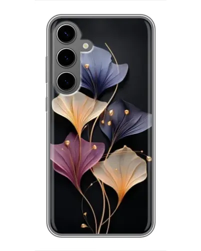 Чохол для Samsung Galaxy S24 Plus з картинкою «Лілові квіти грації» Чохол для Samsung Galaxy S24 Plus з картинкою «Лілові квіти грації»