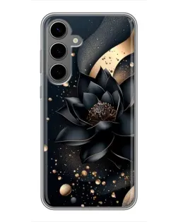 Чехол для Samsung Galaxy S24 Plus с картинкой «Черный лотос»