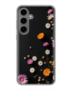 Чехол для Samsung Galaxy S24 Plus с картинкой «Цветочная композиция»