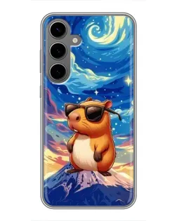 Чехол для Samsung Galaxy S24 Plus с картинкой «Капибара Ван Гога»