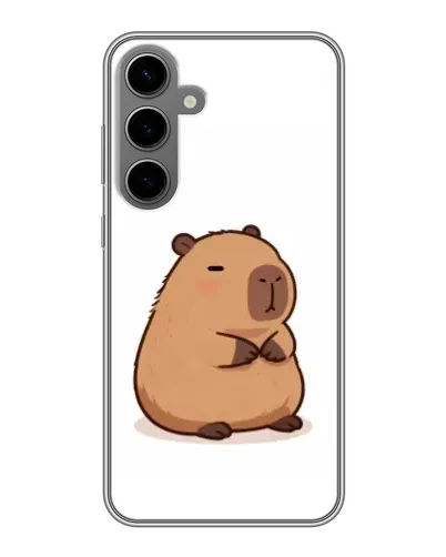 Чехол для Samsung Galaxy S24 Plus с картинкой «Толстенькая капибара» Чехол для Samsung Galaxy S24 Plus с картинкой «Толстенькая капибара»