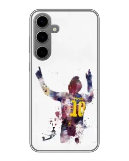 Чехол для Samsung Galaxy S24 Plus с картинкой «Акварельный Месси Барселона» Чехол для Samsung Galaxy S24 Plus с картинкой «Акварельный Месси Барселона»