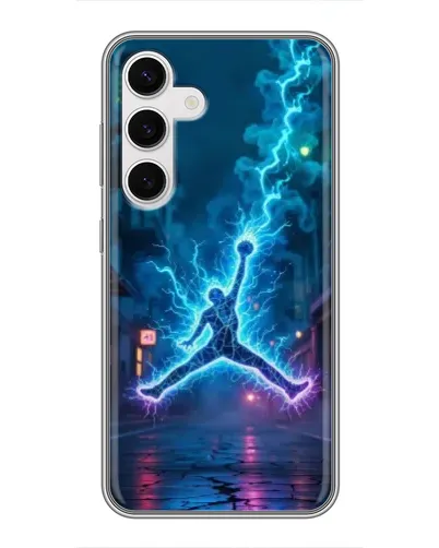 Чехол для Samsung Galaxy S24 с картинкой «Jordan Gold Jumpman» Чехол для Samsung Galaxy S24 с картинкой «Jordan Gold Jumpman»