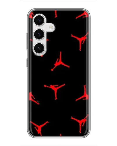 Чехол для Samsung Galaxy S24 с картинкой «Jordan Red Pattern» Чехол для Samsung Galaxy S24 с картинкой «Jordan Red Pattern»