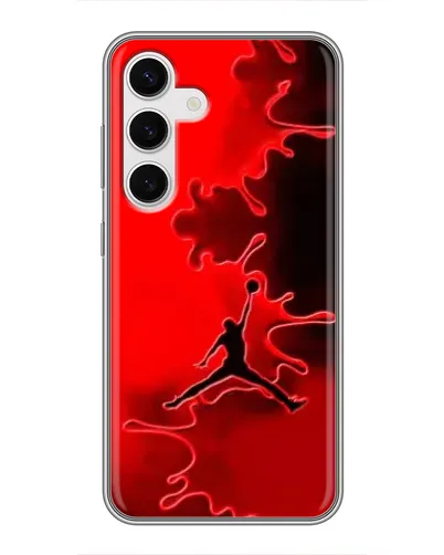Чехол для Samsung Galaxy S24 с картинкой «Jordan Red Smoke» Чехол для Samsung Galaxy S24 с картинкой «Jordan Red Smoke»