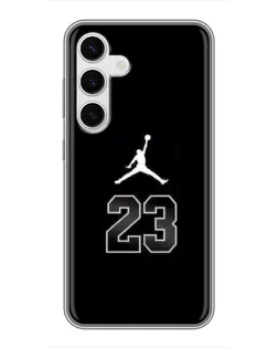 Чехол для Samsung Galaxy S24 с картинкой «Jordan Flight 23» Чехол для Samsung Galaxy S24 с картинкой «Jordan Flight 23»