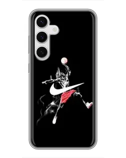 Чехол для Samsung Galaxy S24 с картинкой «Jordan Jumpman» Чехол для Samsung Galaxy S24 с картинкой «Jordan Jumpman»