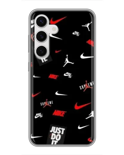 Чехол для Samsung Galaxy S24 с картинкой «Nike Mix Pattern» Чехол для Samsung Galaxy S24 с картинкой «Nike Mix Pattern»