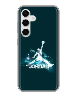 Чехол для Samsung Galaxy S24 с картинкой «Jordan Blue Fire» Чехол для Samsung Galaxy S24 с картинкой «Jordan Blue Fire»