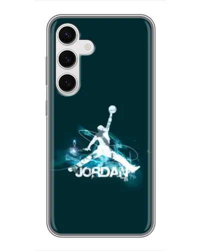 Чехол для Samsung Galaxy S24 с картинкой «Jordan Blue Fire» Чехол для Samsung Galaxy S24 с картинкой «Jordan Blue Fire»