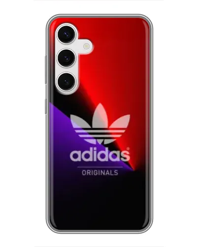 Чехол для Samsung Galaxy S24 с картинкой «Adidas Red Neon»