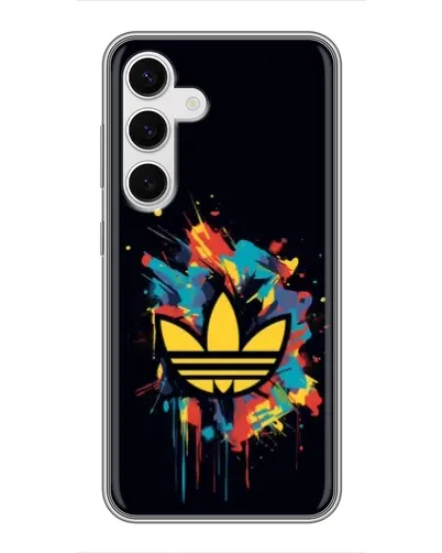 Чехол для Samsung Galaxy S24 с картинкой «Adidas Splash»