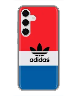 Чехол для Samsung Galaxy S24 с картинкой «Ретро блоки Adidas» Чехол для Samsung Galaxy S24 с картинкой «Ретро блоки Adidas»