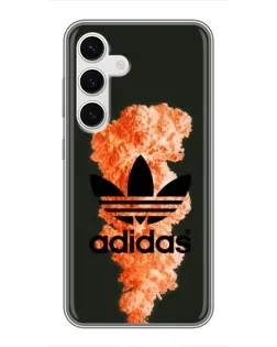 Чехол для Samsung Galaxy S24 с картинкой «Оранжевый дым Adidas» Чехол для Samsung Galaxy S24 с картинкой «Оранжевый дым Adidas»
