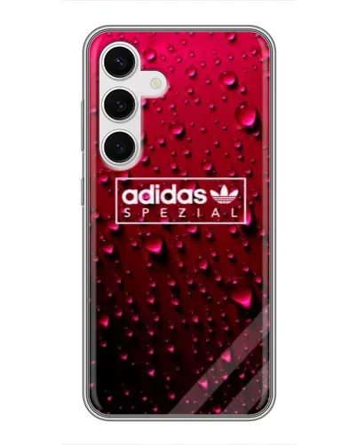 Чехол для Samsung Galaxy S24 с картинкой «Adidas Gold Marble»