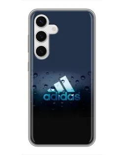 Чехол для Samsung Galaxy S24 с картинкой «Adidas Water Drops» Чехол для Samsung Galaxy S24 с картинкой «Adidas Water Drops»