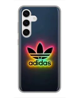 Чехол для Samsung Galaxy S24 с картинкой «Неоновый Adidas» Чехол для Samsung Galaxy S24 с картинкой «Неоновый Adidas»