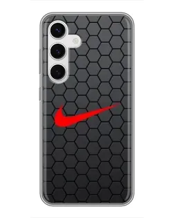 Чохол для Samsung Galaxy S24 з картинкою «Nike — карбонова сітка» Чохол для Samsung Galaxy S24 з картинкою «Nike — карбонова сітка»