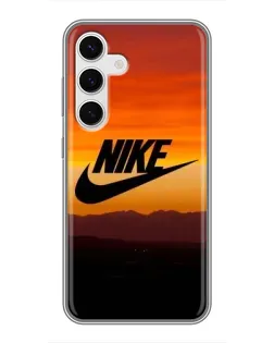 Чехол для Samsung Galaxy S24 с картинкой «Nike — вечерний горизонт»