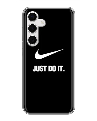 Чехол для Samsung Galaxy S24 с картинкой «Классический принт Nike»