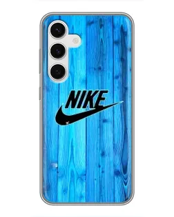 Чехол для Samsung Galaxy S24 с картинкой «Голубое дерево Nike»