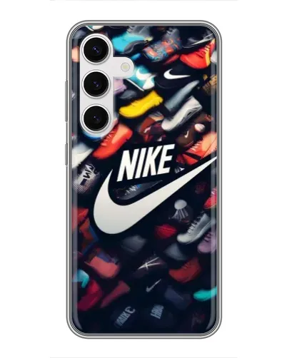 Чехол для Samsung Galaxy S24 с картинкой «Коллекция кроссовок Nike»
