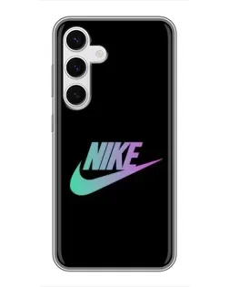 Чехол для Samsung Galaxy S24 с картинкой «Nike — городская ночь»