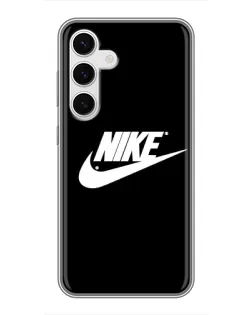 Чехол для Samsung Galaxy S24 с картинкой «Мазки краски Nike»