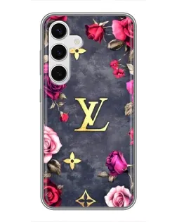 Чехол для Samsung Galaxy S24 с картинкой «Цветочный Louis Vuitton» Чехол для Samsung Galaxy S24 с картинкой «Цветочный Louis Vuitton»
