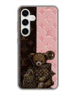 Чехол для Samsung Galaxy S24 с картинкой «Мишка в стиле LV» Чехол для Samsung Galaxy S24 с картинкой «Мишка в стиле LV»