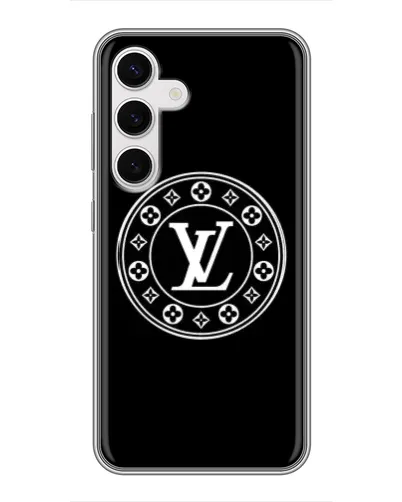 Чехол для Samsung Galaxy S24 с картинкой «LV — печать стиля»