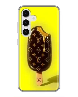 Чехол для Samsung Galaxy S24 с картинкой «Мороженое от LV» Чехол для Samsung Galaxy S24 с картинкой «Мороженое от LV»
