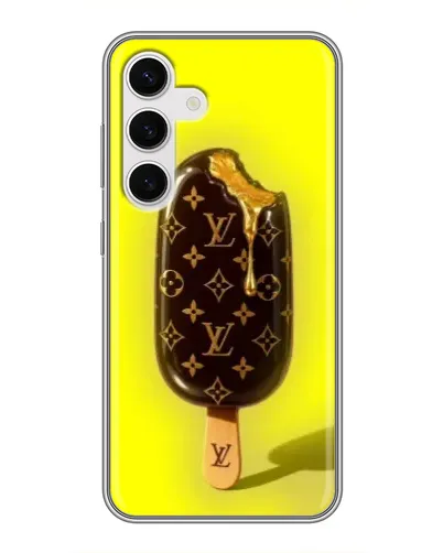 Чехол для Samsung Galaxy S24 с картинкой «Мороженое от LV»