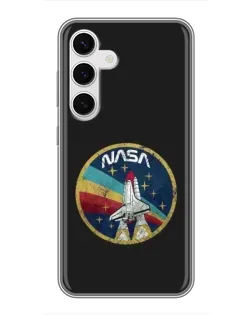 Чохол для Samsung Galaxy S24 з картинкою «NASA — емблема місії» Чохол для Samsung Galaxy S24 з картинкою «NASA — емблема місії»
