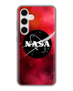 Чехол для Samsung Galaxy S24 с картинкой «NASA — красная туманность»