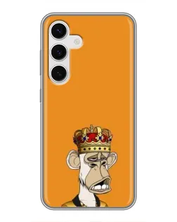 Чехол для Samsung Galaxy S24 с картинкой «Золотая обезьяна Bored Ape» Чехол для Samsung Galaxy S24 с картинкой «Золотая обезьяна Bored Ape»