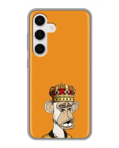 Чехол для Samsung Galaxy S24 с картинкой «Золотая обезьяна Bored Ape» Чехол для Samsung Galaxy S24 с картинкой «Золотая обезьяна Bored Ape»