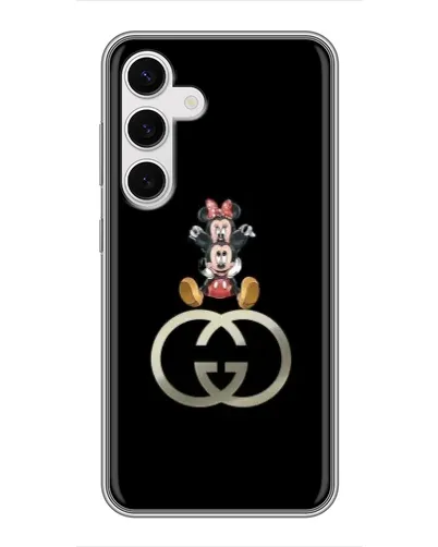Чехол для Samsung Galaxy S24 с картинкой «Минни Маус на лого» Чехол для Samsung Galaxy S24 с картинкой «Минни Маус на лого»