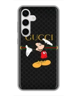 Чехол для Samsung Galaxy S24 с картинкой «Микки Маус Gucci»