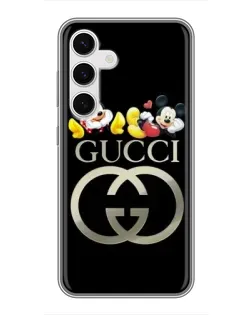 Чехол для Samsung Galaxy S24 с картинкой «Gucci — герои Disney»