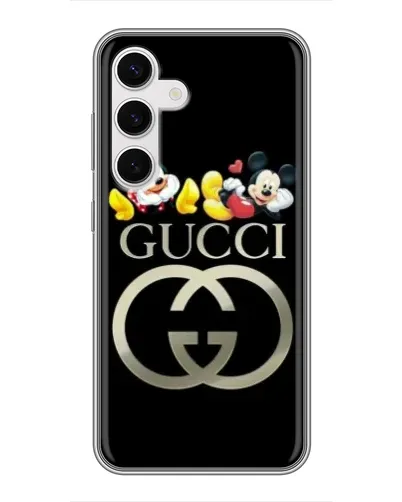 Чехол для Samsung Galaxy S24 с картинкой «Gucci — герои Disney» Чехол для Samsung Galaxy S24 с картинкой «Gucci — герои Disney»