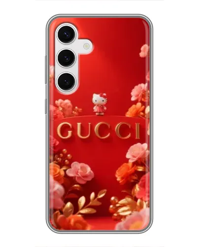 Чехол для Samsung Galaxy S24 с картинкой «Gucci — золотой сад» Чехол для Samsung Galaxy S24 с картинкой «Gucci — золотой сад»