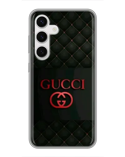 Чехол для Samsung Galaxy S24 с картинкой «Gucci — стеганый черный» Чехол для Samsung Galaxy S24 с картинкой «Gucci — стеганый черный»