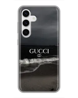 Чехол для Samsung Galaxy S24 с картинкой «Gucci — морской прибой»