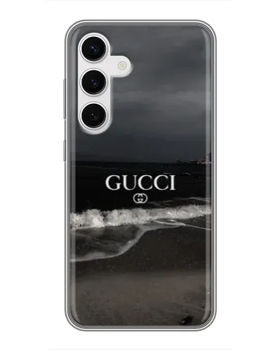 Чехол для Samsung Galaxy S24 с картинкой «Gucci — морской прибой» Чехол для Samsung Galaxy S24 с картинкой «Gucci — морской прибой»