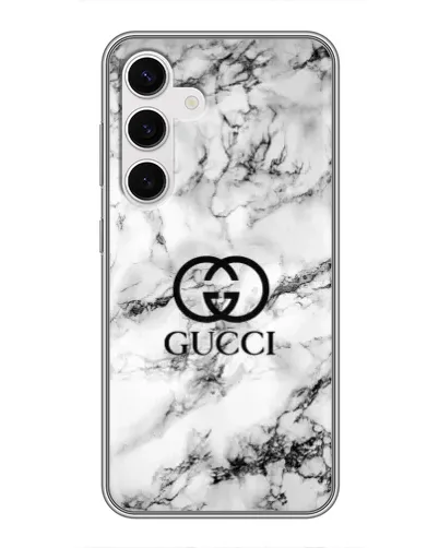 Чехол для Samsung Galaxy S24 с картинкой «Gucci — мраморный шик» Чехол для Samsung Galaxy S24 с картинкой «Gucci — мраморный шик»