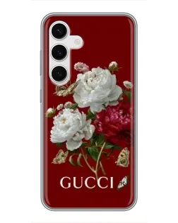 Чехол для Samsung Galaxy S24 с картинкой «Gucci —  сад»