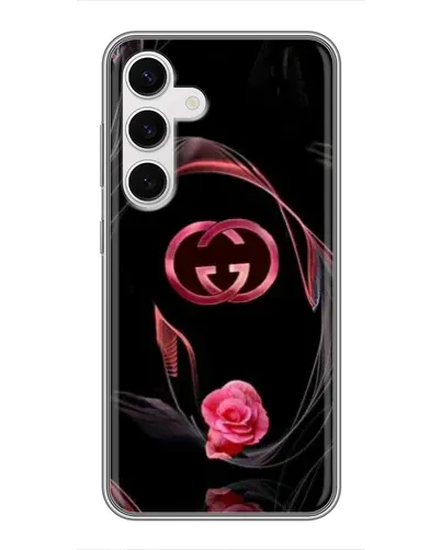 Чехол для Samsung Galaxy S24 с картинкой «Gucci — неоновая роза» Чехол для Samsung Galaxy S24 с картинкой «Gucci — неоновая роза»
